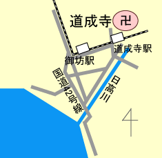 道成寺 / 地図