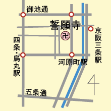 誓願寺 / 地図